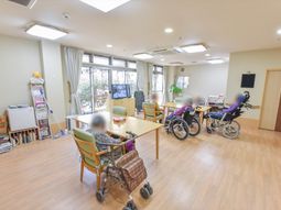 明るい共有スペース