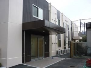 清潔感のある施設の入口