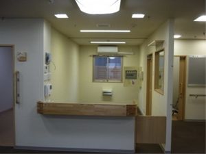 心地よい職場の受付