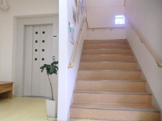 廊下と階段の様子