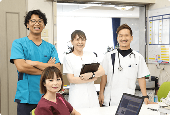 明るいスタッフイメージ