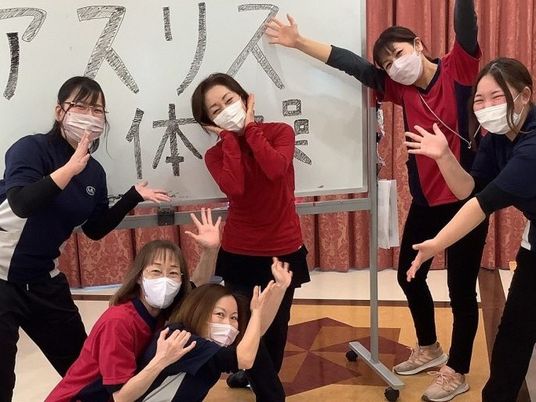 職員が集う多目的室  