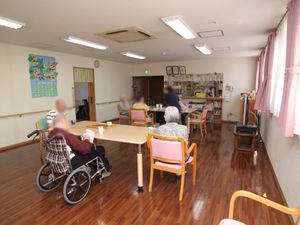 和やかな共有スペース