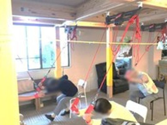 広々とした訓練室