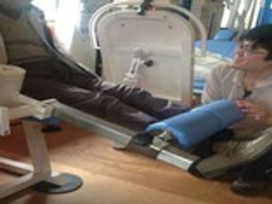 機能訓練中の様子