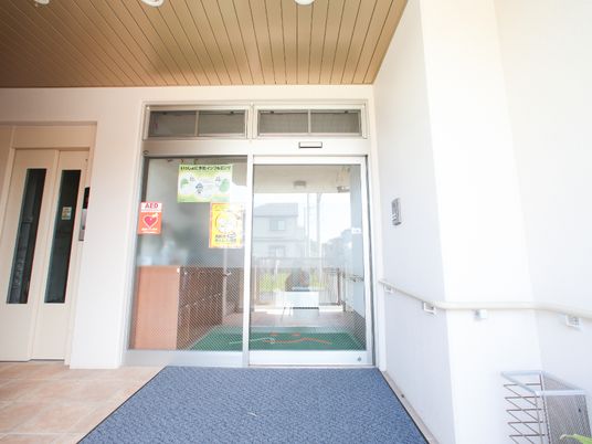 明るいエントランス