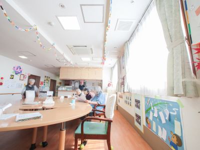 共有スペースでの日常風景