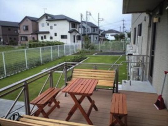 居心地の良いテラス