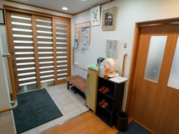 エントランスの一角