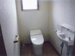 清潔なトイレ設備