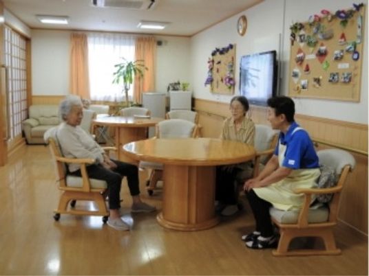 スタッフと利用者の居室