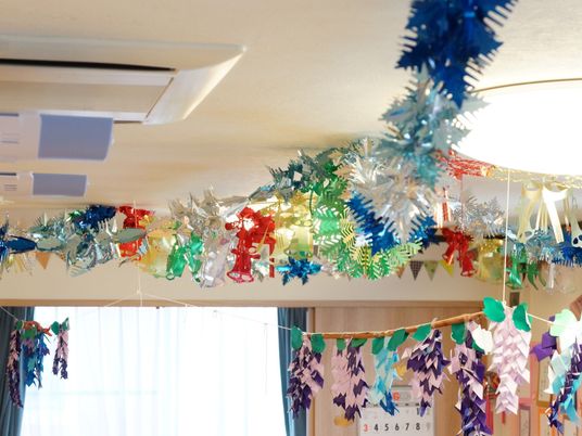 装飾が施された廊下
