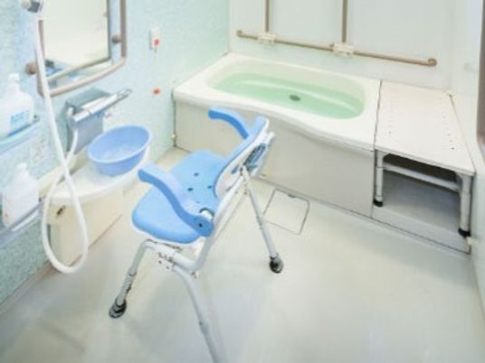 清潔感のある浴室設備