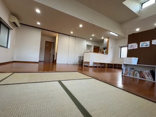 広い和室の共有空間  