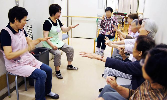機能訓練の様子