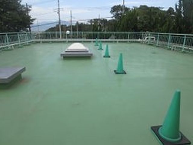 開放的な屋上 テラス 広々とした屋上スペースです。気軽に開放的な風景を楽しむことができます。
