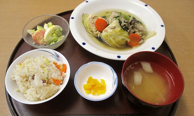 健康志向の食事プレート  
