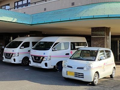 駐車中の福祉車両