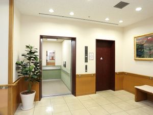 清潔な廊下の一角
