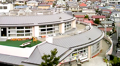 開放的な屋上スペース