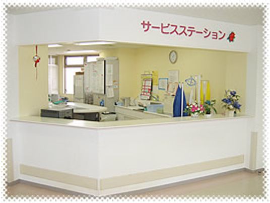 設備が整った受付