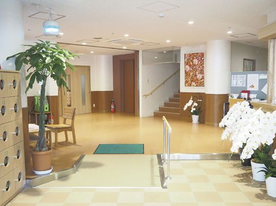 広々としたエントランス