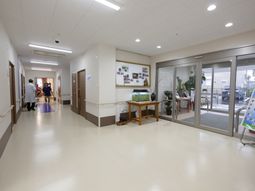 廊下の明るい様子