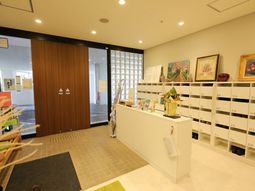 明るいエントランス