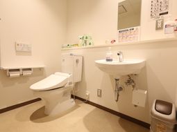 清潔なトイレの一画