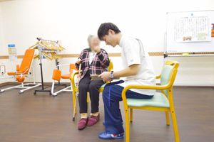 会話を楽しむ機能訓練室