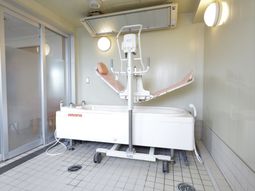 清潔感ある浴室設備