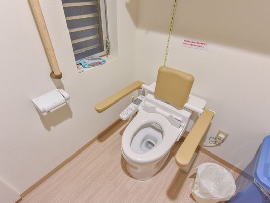 手すり付きトイレ空間