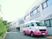 外観と送迎車