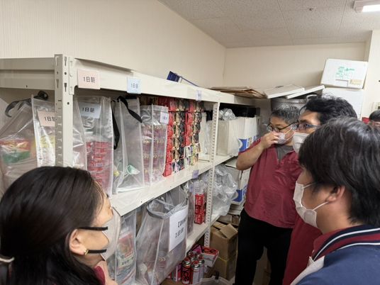 物品棚の確認  