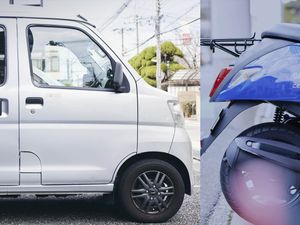 送迎車の外観  