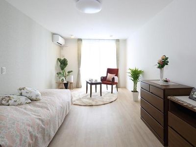 居心地良い広々とした居室