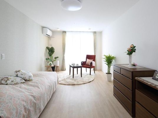 居心地良い広々とした居室