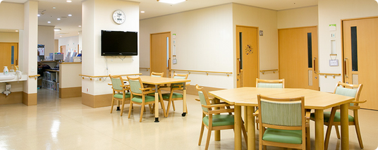 広々とした共有スペース