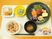 色彩豊かな料理の盛り付け