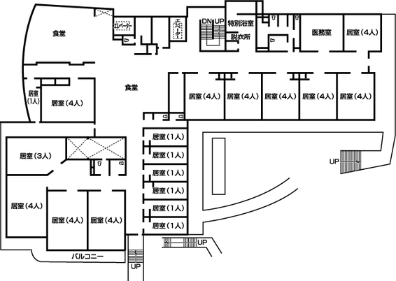 施設の見取り図