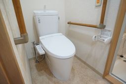 清潔なトイレの設備