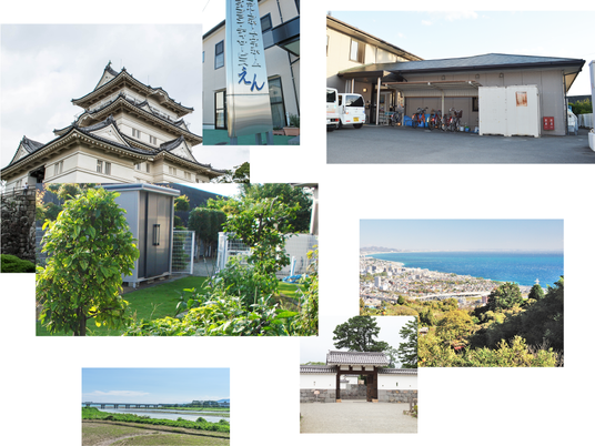 施設外観と周辺景観  