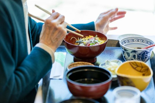 食事中の様子