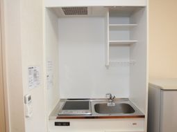 清潔なキッチン一角