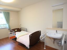 清潔な居室の一角