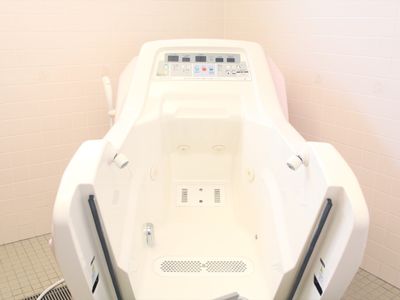 先進的な浴室設備