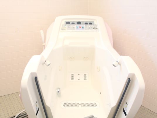 先進的な浴室設備