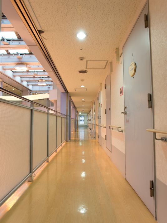 清潔な廊下の様子