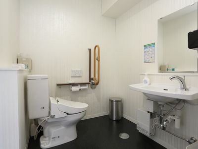 清潔なトイレ設備