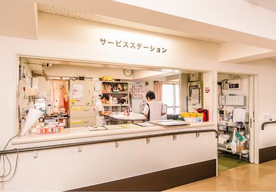 スタッフの対応する部屋